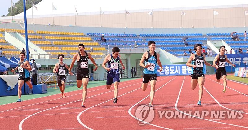 이준혁, 43년 만에 한국 남자 대학부 100ｍ 기록 경신…10초18