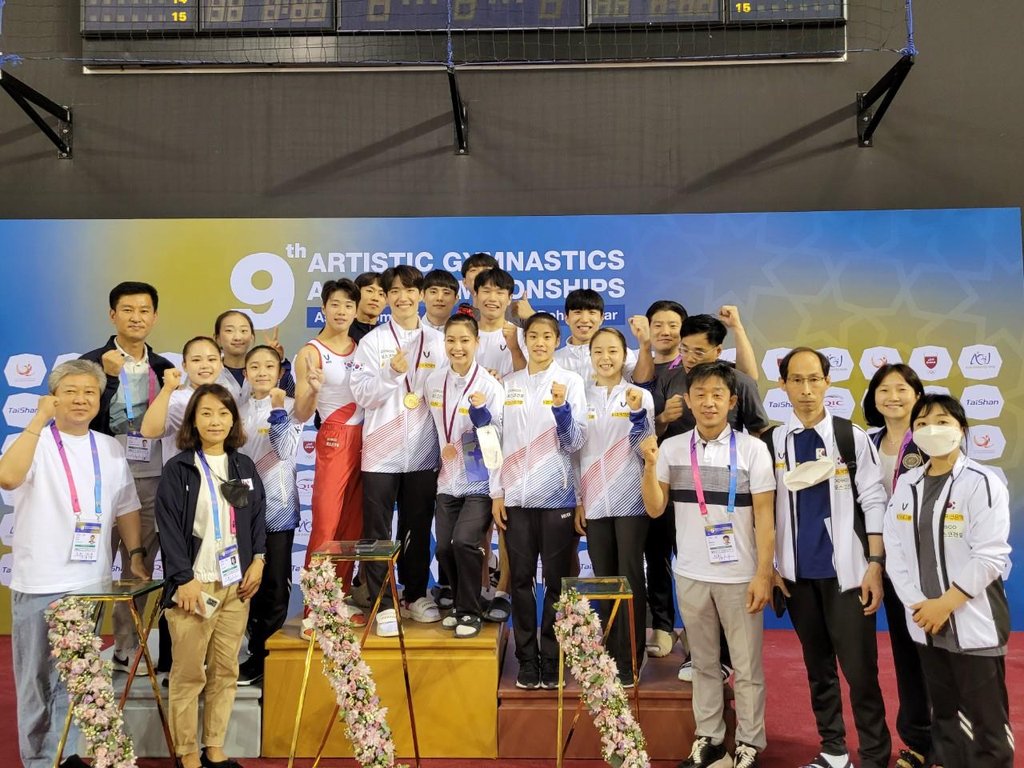 한국 기계체조, 아시아선수권대회서 금 2·은 3·동 3 획득