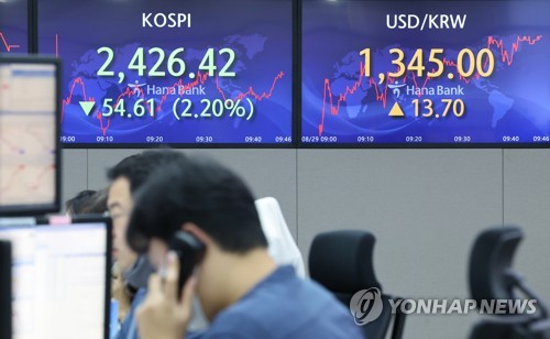 [파월 쇼크] 아시아 금융시장도 후폭풍…환율 뛰고 증시 급락