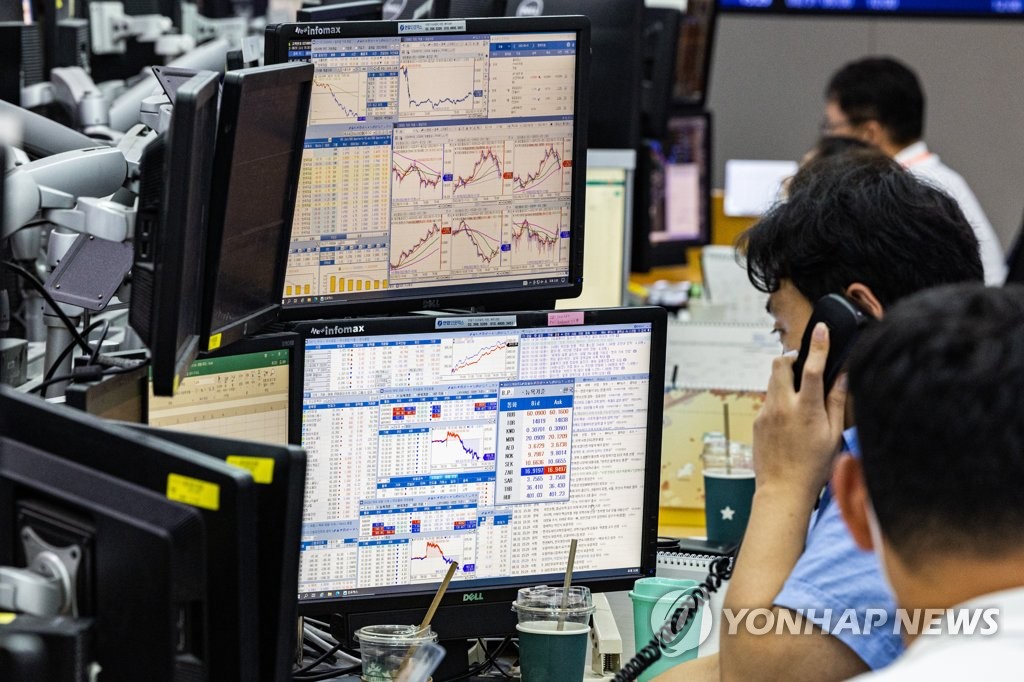韓国総合株価指数が反落　０．８７％安