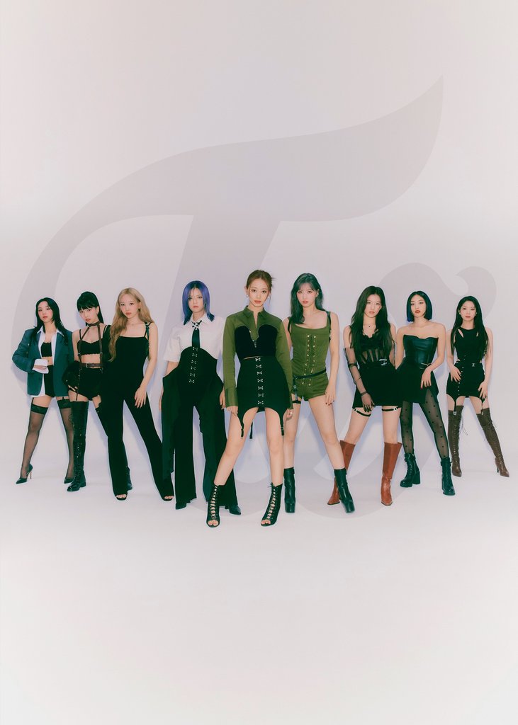 Girls band Twice. (Photo fournie par JYP Entertainment. Revente et archivage interdits) 