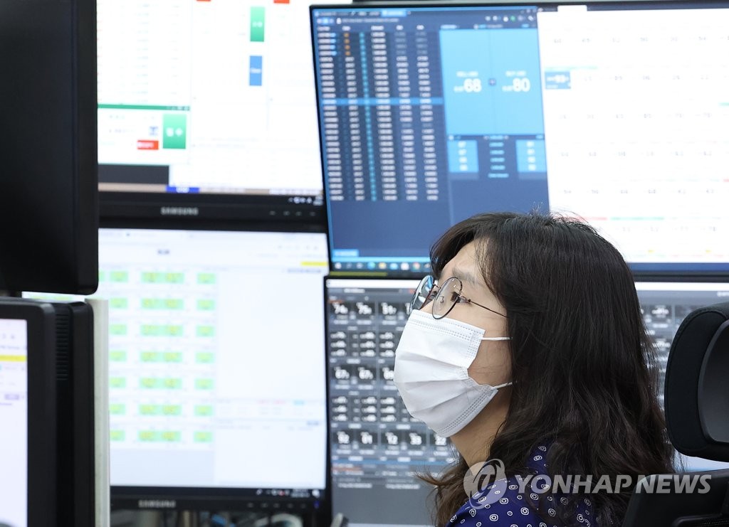 韓国総合株価指数が小幅反落　０．１２％安