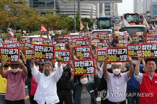 광주·전남 농민단체 "쌀값 안정대책 마련하라"