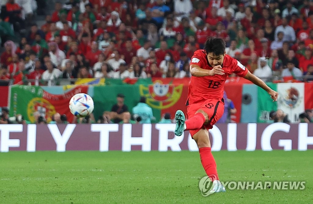(World Cup) S. Korea to look for holes on flanks vs. Brazil