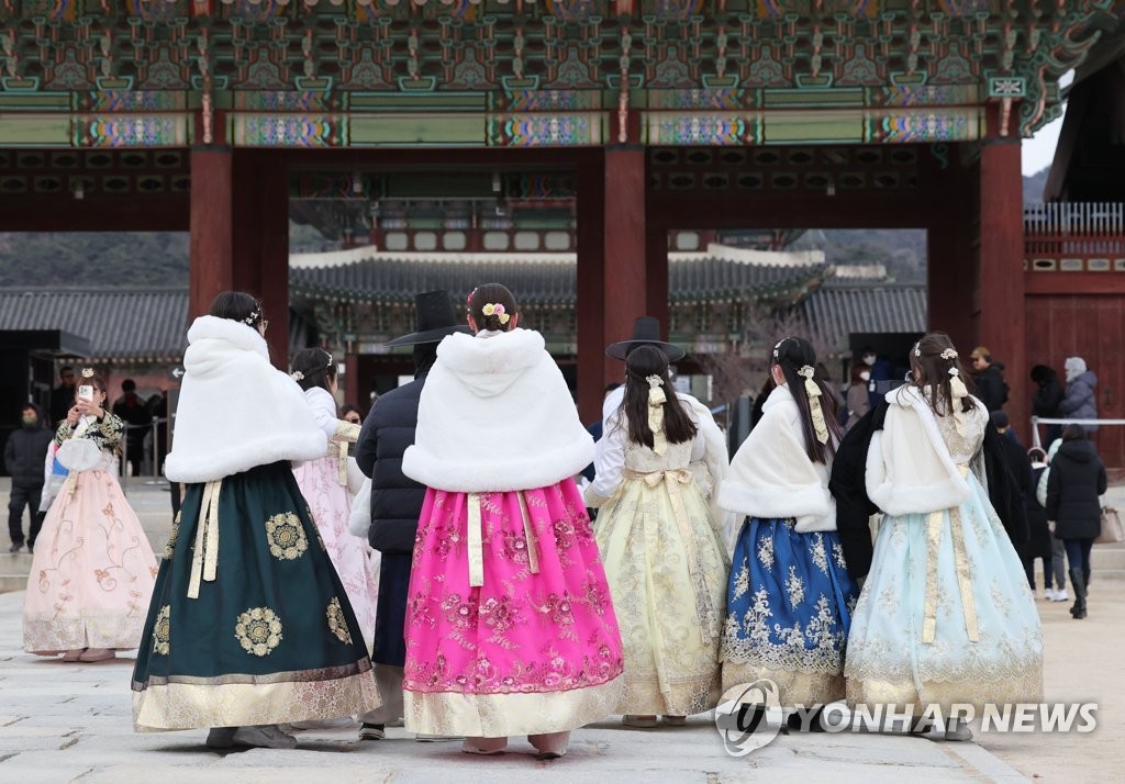 겨울 경복궁