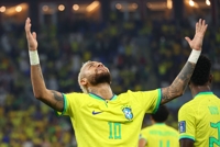[월드컵] 브라질 대승 물꼬 튼 네이마르의 우승 다짐…"더 높은 곳까지"