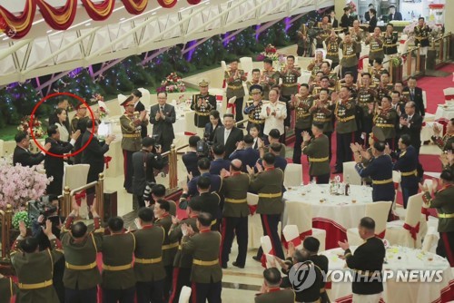 '건군절' 기념연회 참석한 북한 김여정