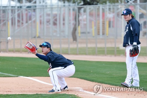 National team forced to 2-2 tie with LG Twins in tough tuneup game