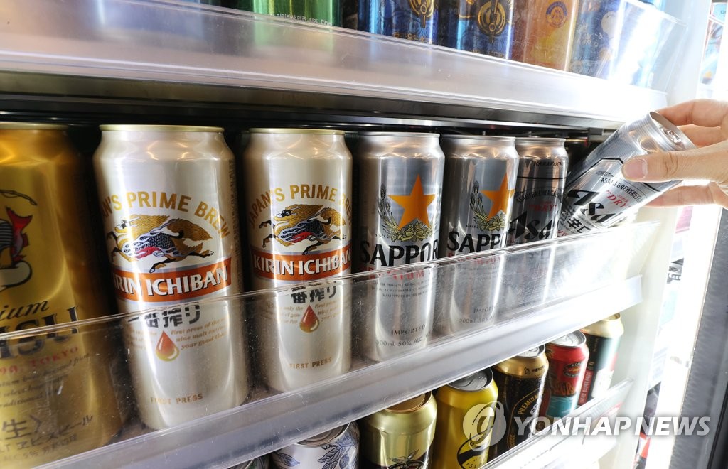 한국의 일본 맥주 수입, 1분기에 두 배 이상 증가