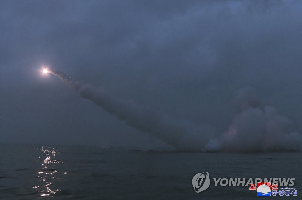 N. Korea fires 2 'strategic cruise missiles' from submarine