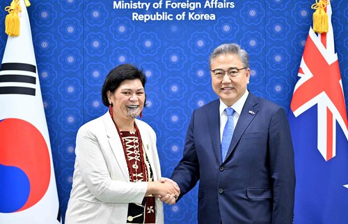 韓国・ニュージーランド外相が会談