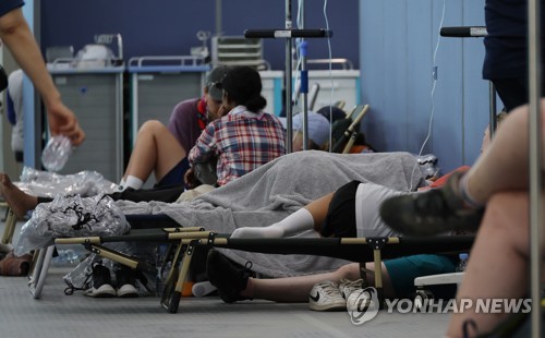 (3rd LD) 108 taken to hospital during World Jamboree opening ceremony amid heat wave
