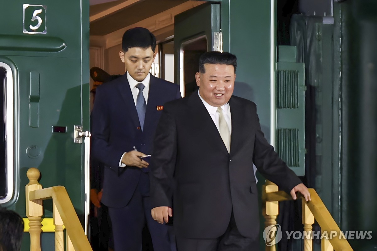 김정은, 러 하바롭스크서 이동 중