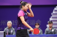 アジア大会卓球女子団体　韓国は日本に敗れ３位