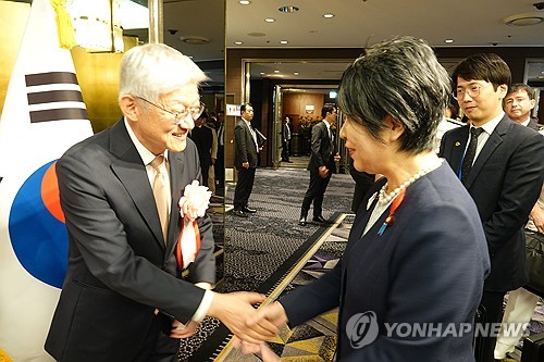 日외무상 "한국과 오랜 인연 소중히 하며 한일 관계 발전시킬것"