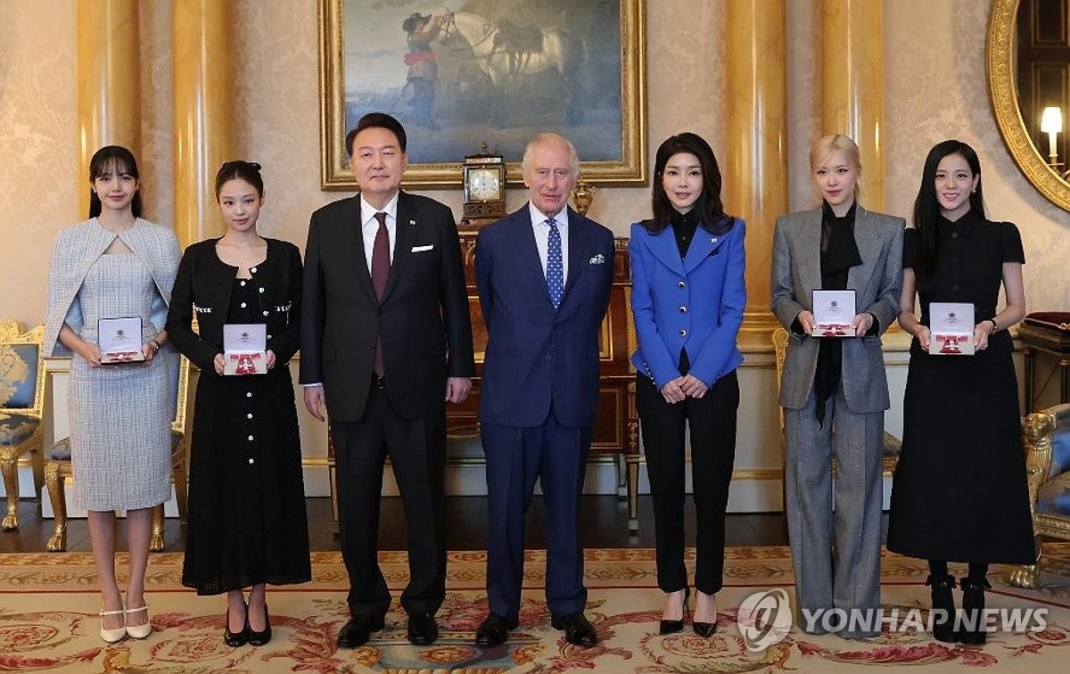 Blackpink Awarded British Order From King Charles Yonhap News Agency 6471