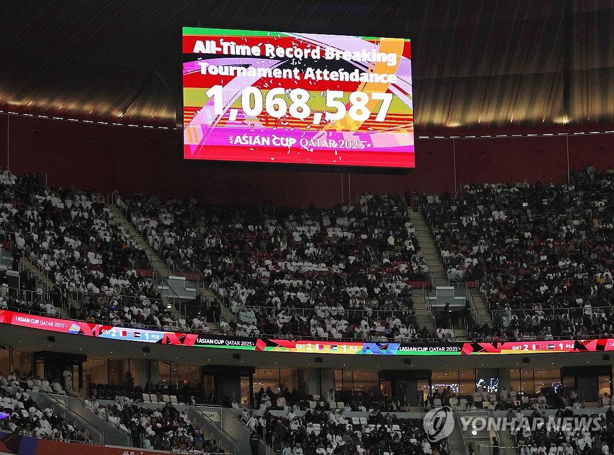 2023 아시안컵 누적 관중 106만 돌파
