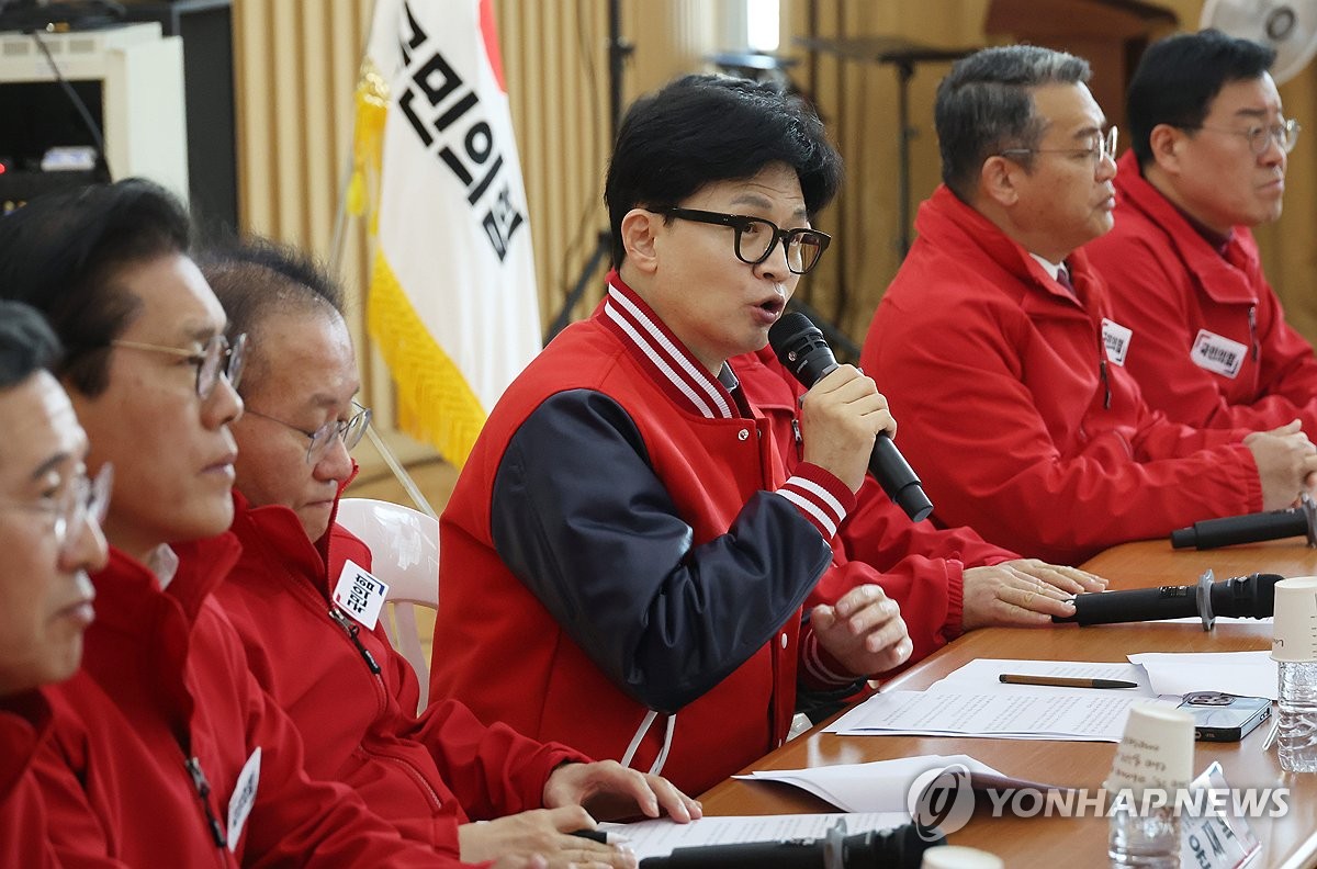 발언하는 한동훈 총괄선대위원장