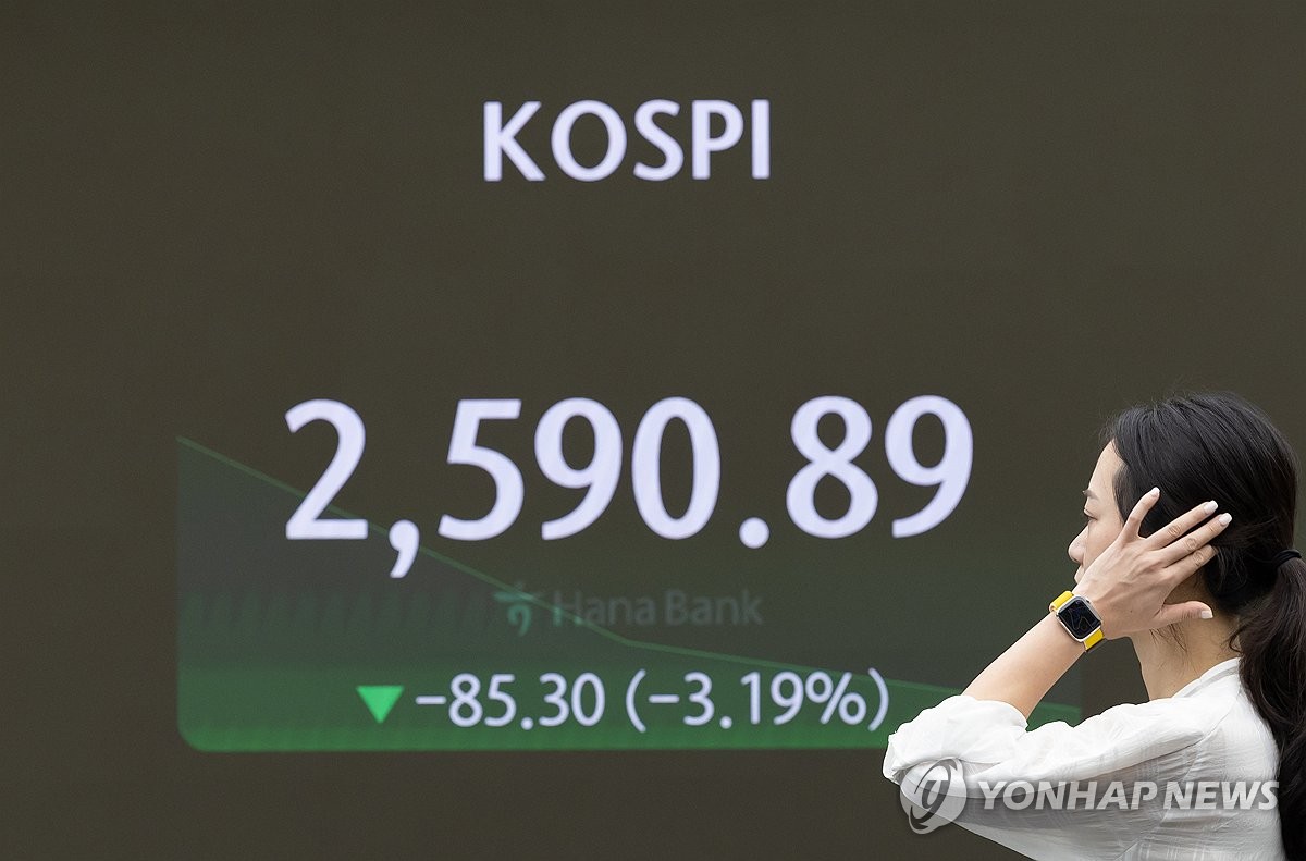 KOSPI opens sharply lower on U.S. recession fears Yonhap News Agency