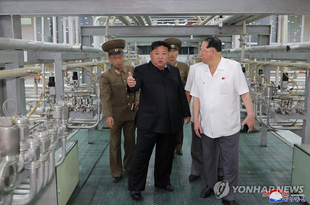 Inspection de Kim Jong-un | AGENCE DE PRESSE YONHAP