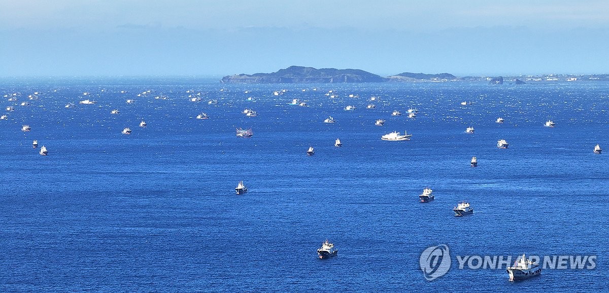 済州島に中国漁船が避難