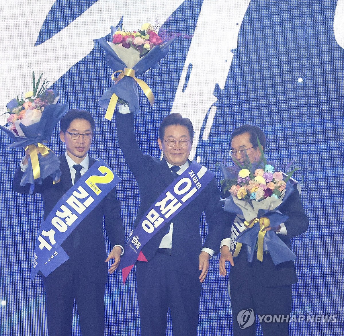 大統領選候補に李在明氏選出