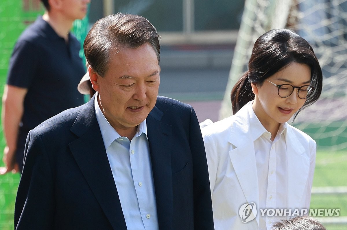 윤석열 전 대통령 부부, 제21대 대선 투표