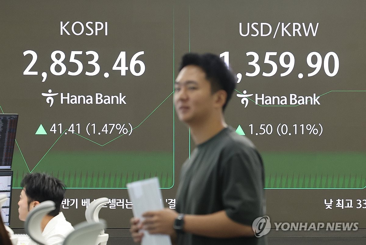 Seoul shares soar late Mon. morning on tech, auto gains