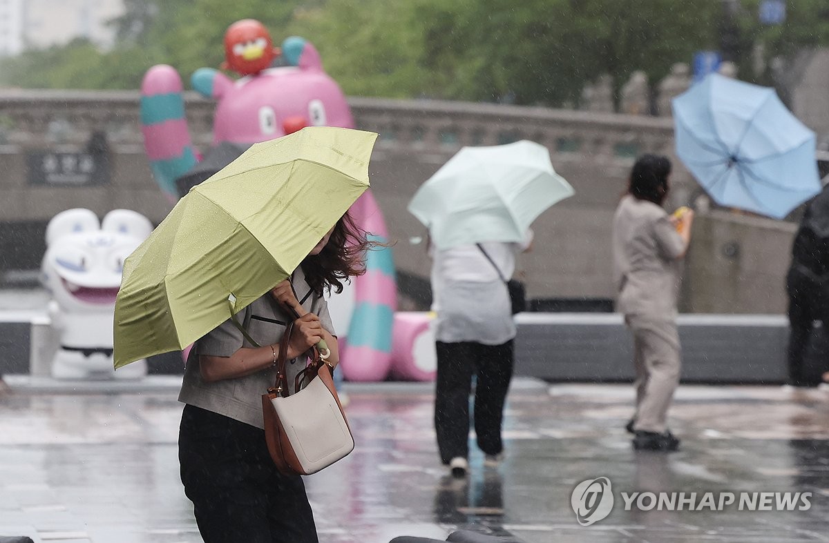 장맛비 계속…밤사이 충청 이남 