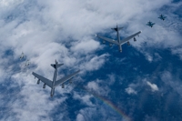 N. Korea bristles at S. Korea-U.S.-Japan air drills