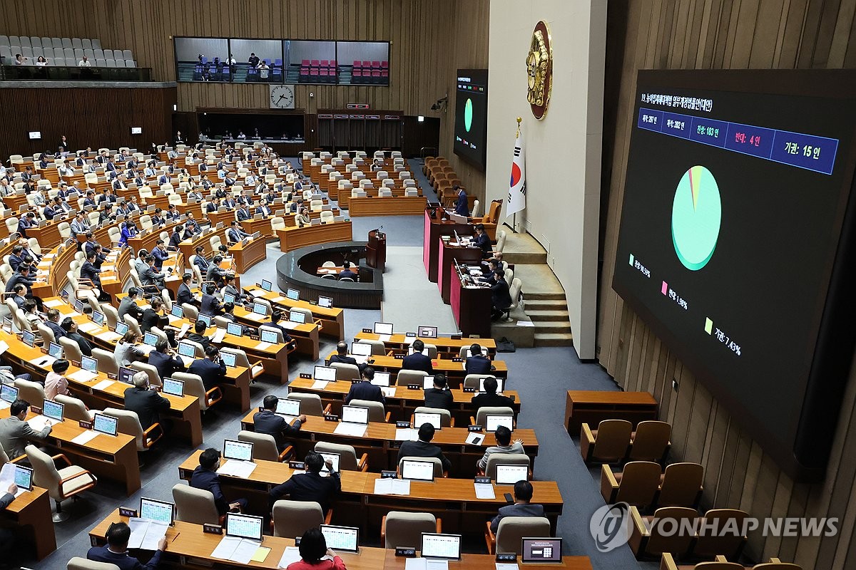 尹거부권에 막혔던 농어업재해대책법·보험법 국회 본회의 통과