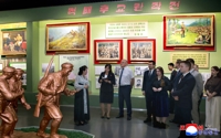 Officials of foreign embassies in Pyongyang