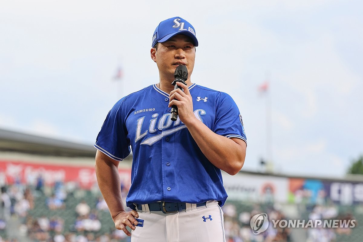 그라운드 떠나는 '끝판왕' 오승환, 2025 일구대상 수상