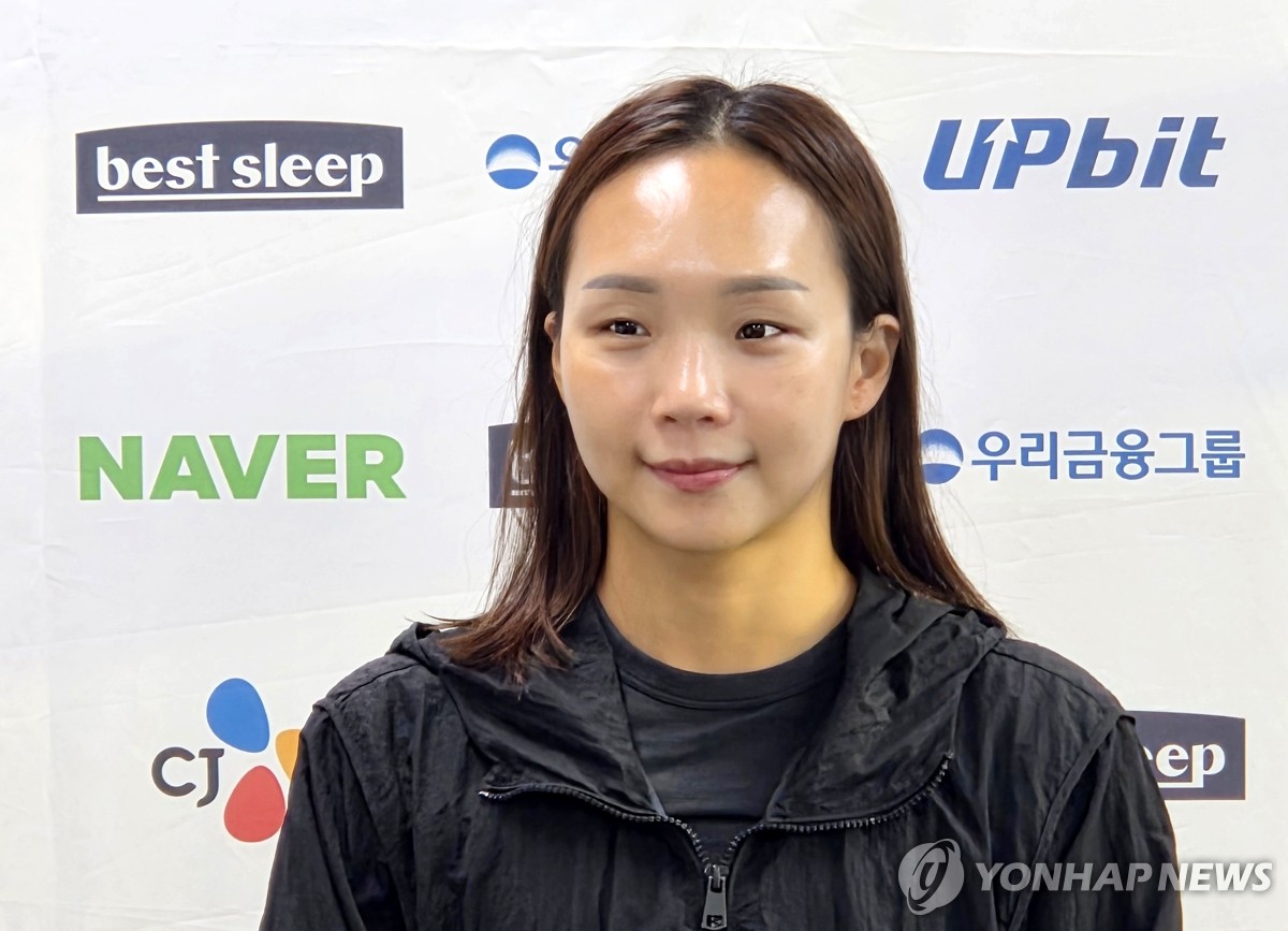 인터뷰 하는 김서영