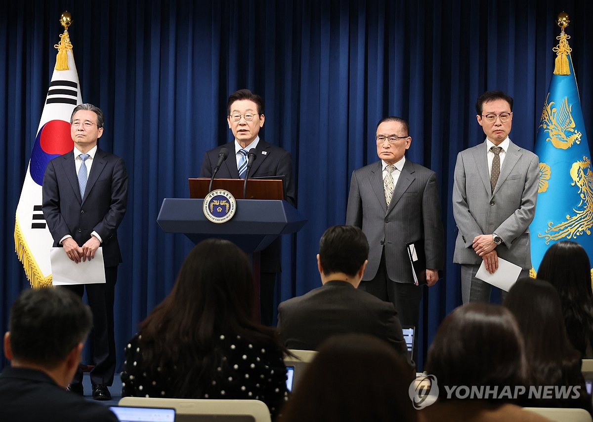 이재명 대통령, 한미 팩트시트 타결 발표