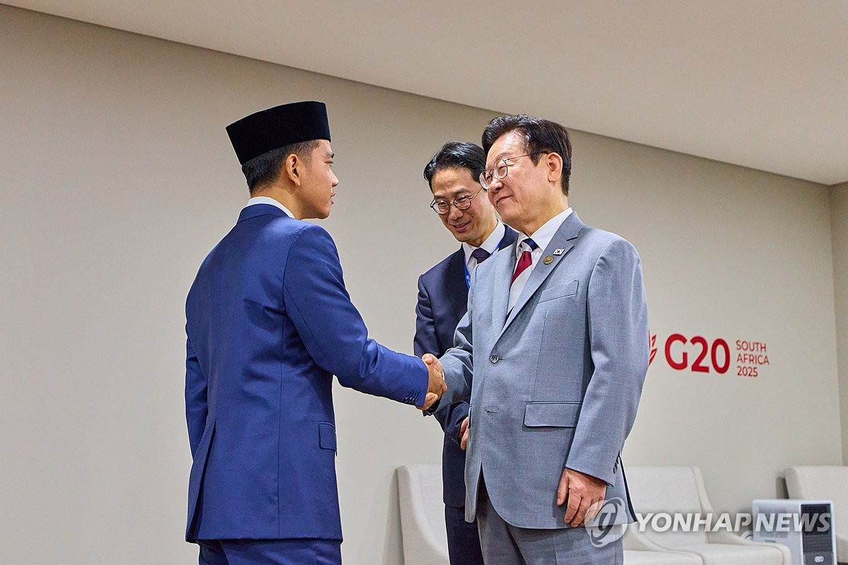 이재명 대통령과 인도네시아 부통령