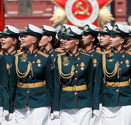 러시아 붉은광장서 ′전승 기념 퍼레이드′ 리허설