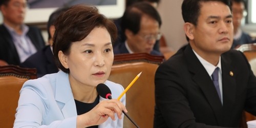 김현미 "분양가 상한제 시행령 준비 중…전매제한 확대 검토"