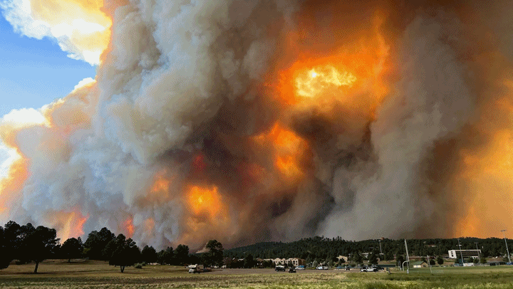 美 뉴멕시코 남부 산불로 수천 명 대피…비상사태 선포