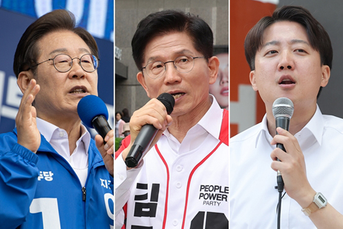 이재명 50.2%로 선두 유지…김문수 35.6% 이준석 8.7%[리얼미터]