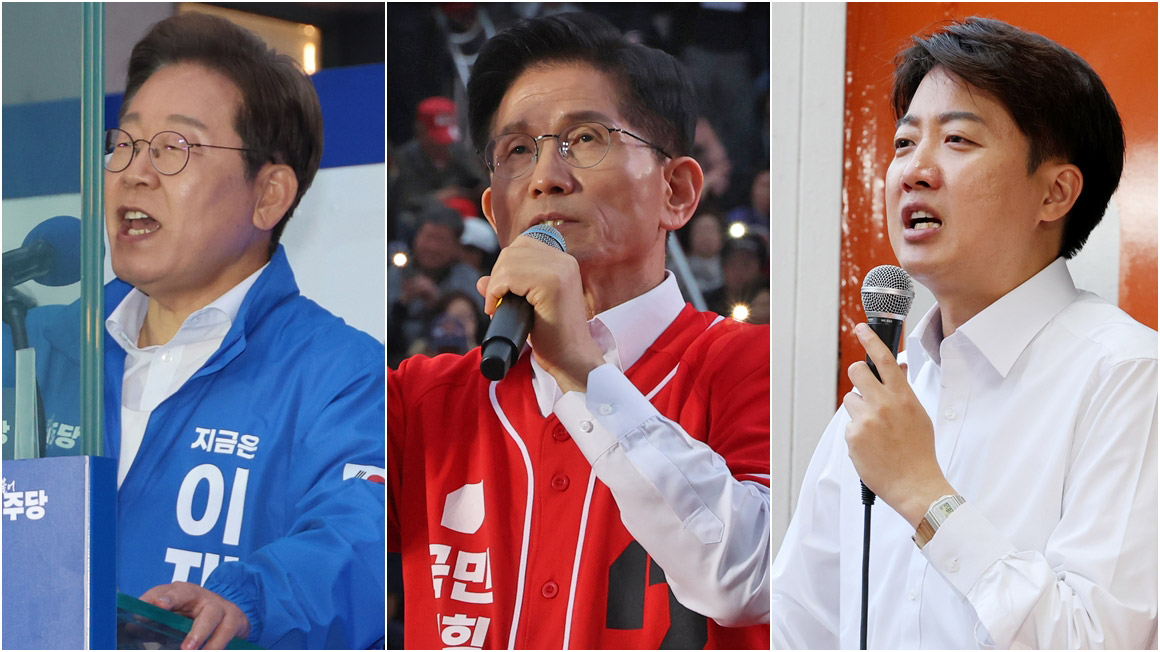이재명·김문수, 서울서 표심 공략…이준석은 광주 찾아 지지 호소